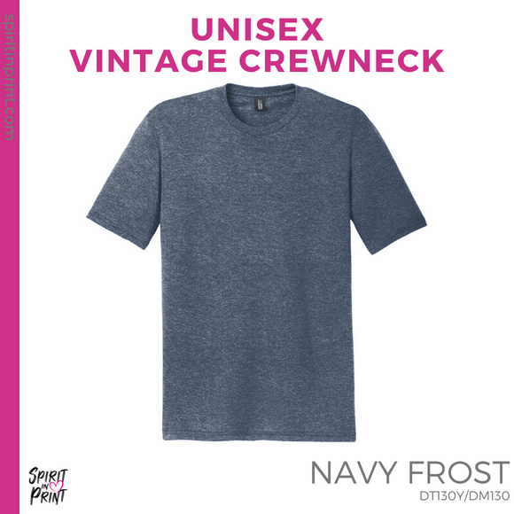 Vintage Tee - Navy Frost (PCA Rectangle #143821)