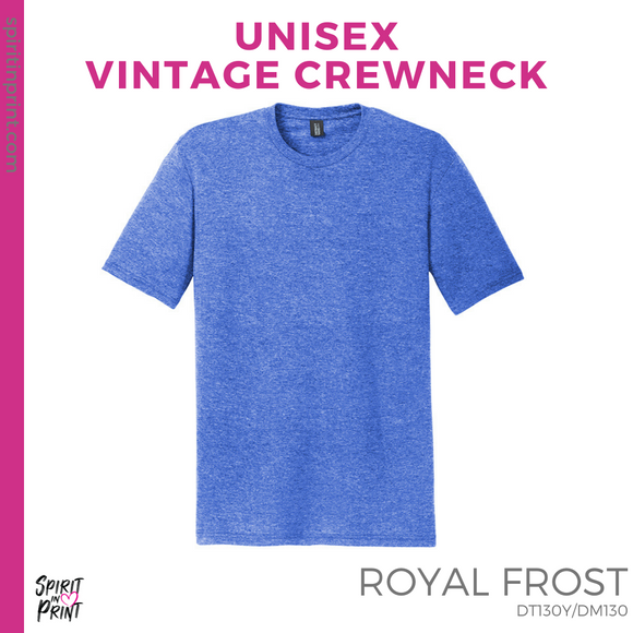 Vintage Tee - Royal Frost (Stone Creek Checkers #143787)