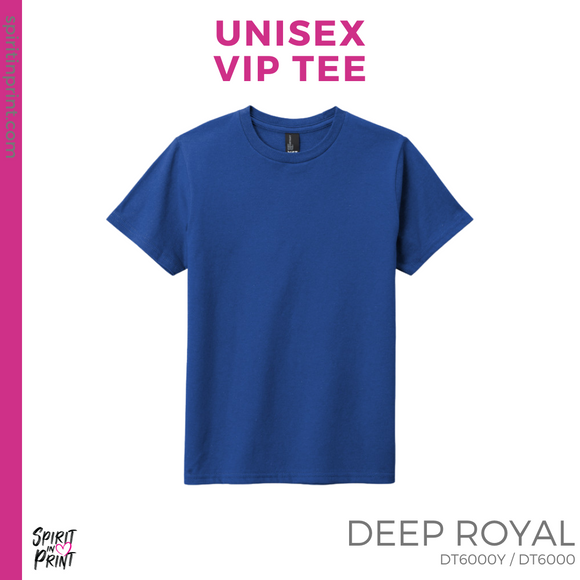 Unisex VIP Tee - Deep Royal (Fugman F Script #143748)