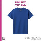 Unisex VIP Tee - Deep Royal (Fugman F Script #143748)
