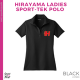 Ladies Micro pique Polo - Black (Hirayama Mascot #143894)