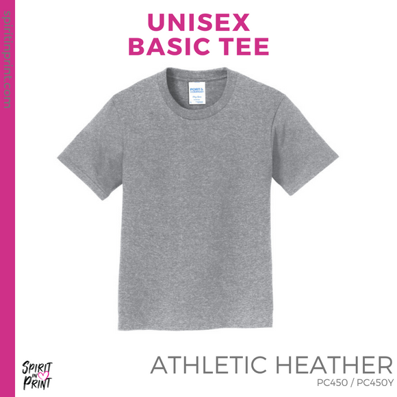 Basic Tee - Athletic Heather (Clovis East Repeat Mama #143793)