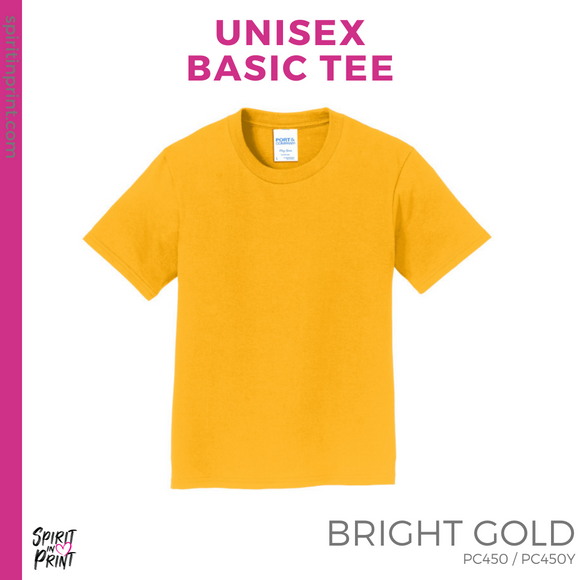 Basic Tee - Bright Gold (Stone Creek Heart #143788)