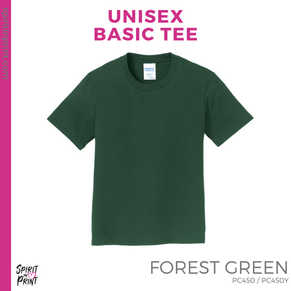 Basic Tee - Forest Green (Clovis East Repeat Mama #143793)