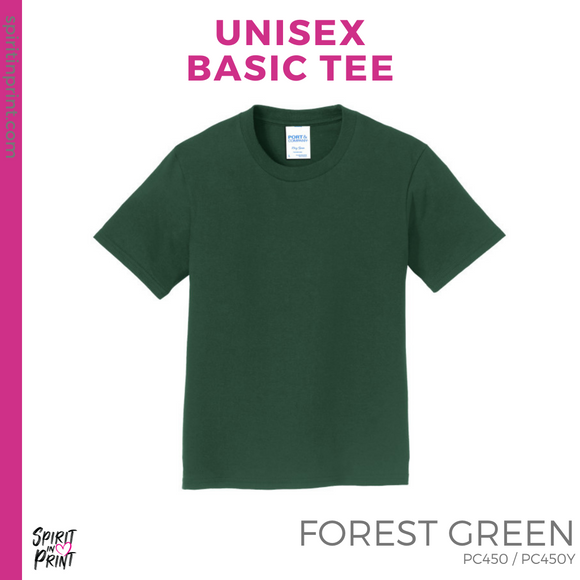 Basic Tee - Forest Green (Cedarwood Retro #143818)