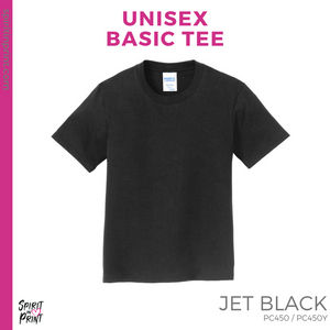 Basic Tee - Black (Baseball Mom Era #143836)