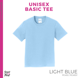 Basic Tee - Light Blue (Young Stripes #143772)