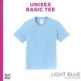 Basic Tee - Light Blue (Bud Rank Stripes #143887)