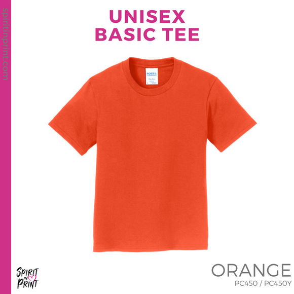 Basic Tee - Orange (Hillside Split #143755)