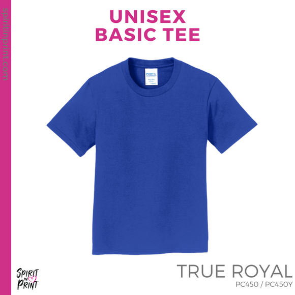 Basic Tee - Royal (Miramonte Stripes #143780)