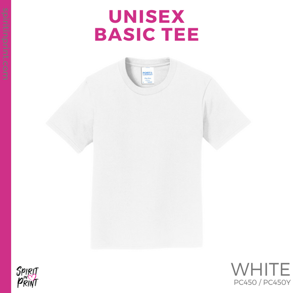 Basic Tee - White (Centennial Miners Script #143786)