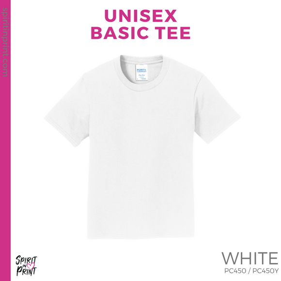 Basic Tee - White (Baseball Flag #143837)