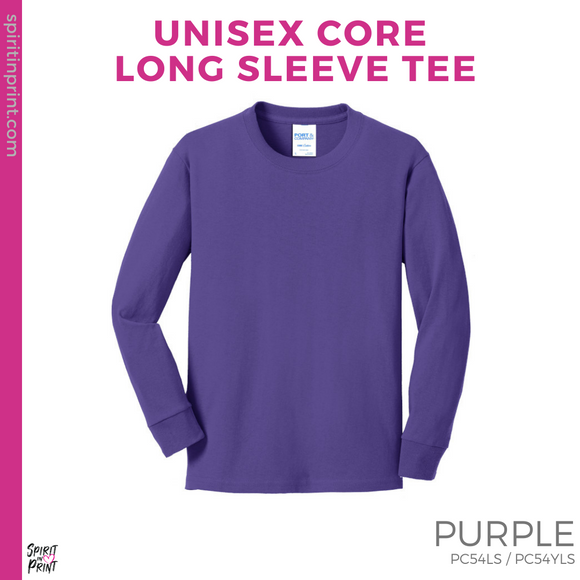Basic Core Long Sleeve - Purple (Gettysburg Sliced #143768)