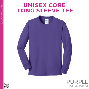 Basic Core Long Sleeve - Purple (Gettysburg Star #143769)
