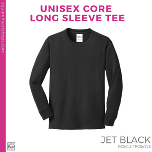 Long Sleeve Tee - Black (Young Pep & Cheer)