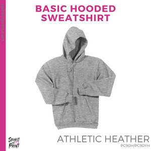 Hoodie - Athletic Grey (Red Bank Paw #143746)