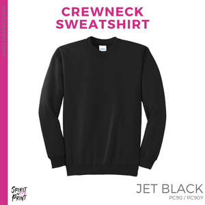 Crewneck Sweatshirt - Black (Jefferson Circle #143832)