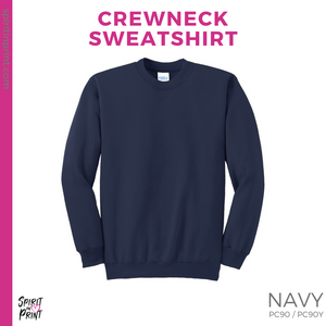 Crewneck Sweatshirt - Navy (TL Reed Split #143776)