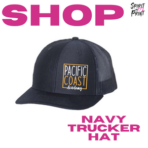 Trucker Hat - Navy (PCA Rectangle)