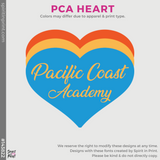 Crewneck Sweatshirt - Athletic Grey (PCA Heart #143822)