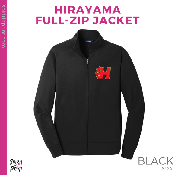 Full-Zip Track Jacket - Black (Hirayama Mascot #143894)