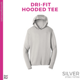 Dri-Fit Hooded Tee - Silver (Trojans Split #143933)
