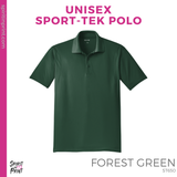 Unisex Micro pique Polo - Green (Cedarwood Staff)