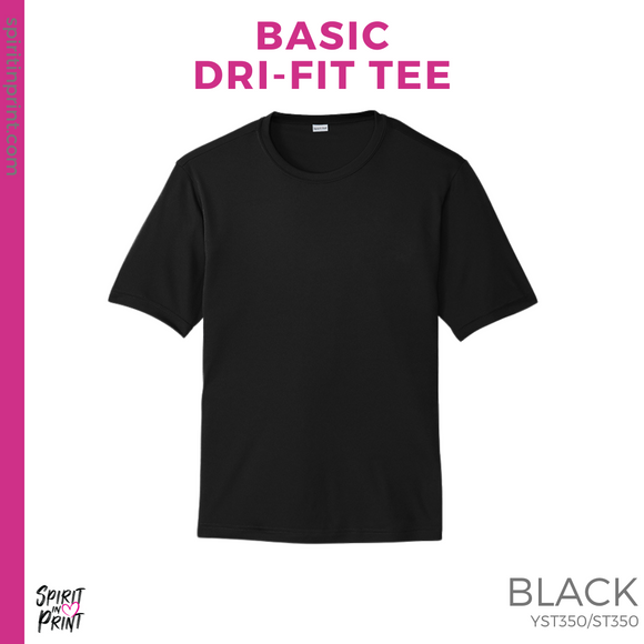 Dri-Fit Tee - Black (Softball Flag #143827)