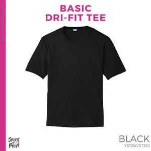 Dri-Fit Tee - Black (Softball Mom Era #143826)