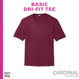 Dri-Fit Tee - Cardinal (Young Sliced #143774)