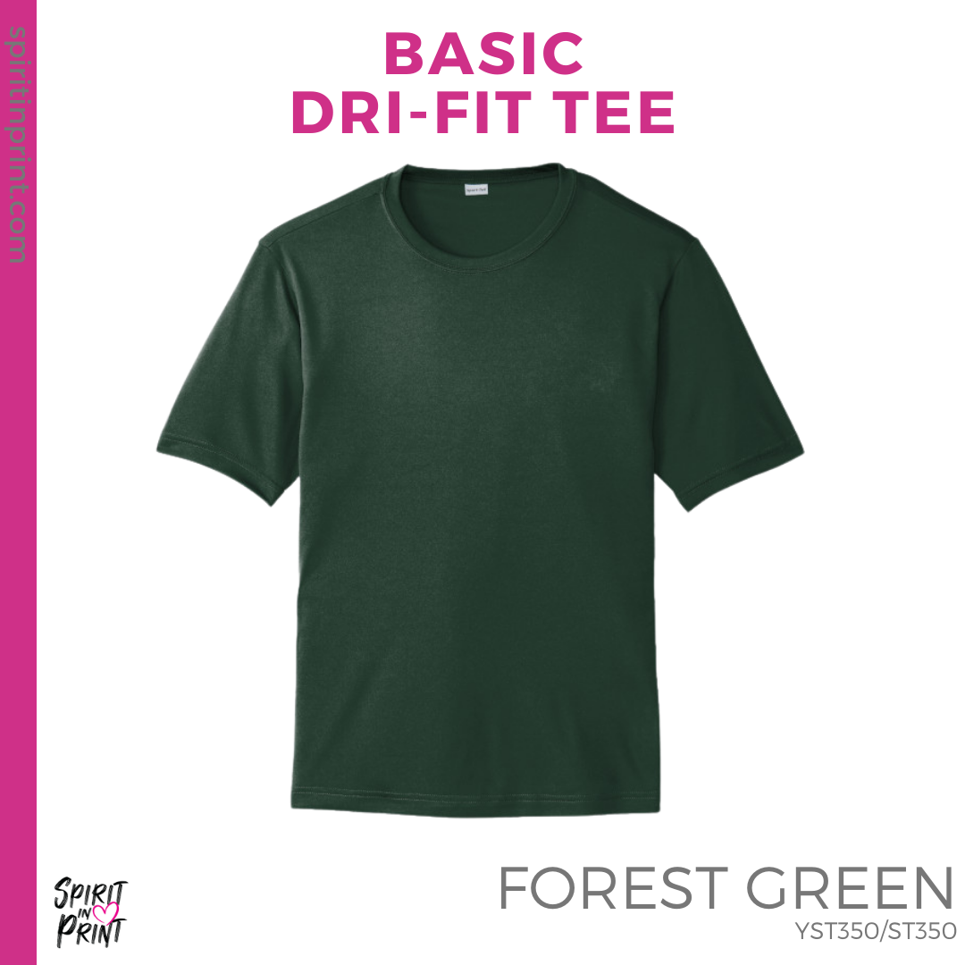 Forest green outlet dri fit shirt