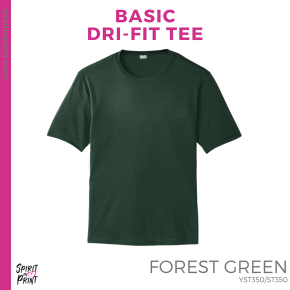 Dri-Fit Tee - Forest Green (Clovis East Repeat Mama #143793)