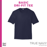 Dri-Fit Tee - Navy (TL Reed Split #143776)