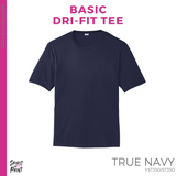 Dri-Fit Tee - Navy (TL Reed Script #143777)