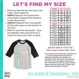 3/4 Sleeve Baseball Tee - White / Forest