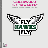 Unisex Micro pique Polo - Black (Cedarwood Staff)