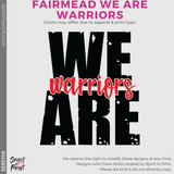 Basic Tee - Red (Fairmead We Are Warriors #143936)