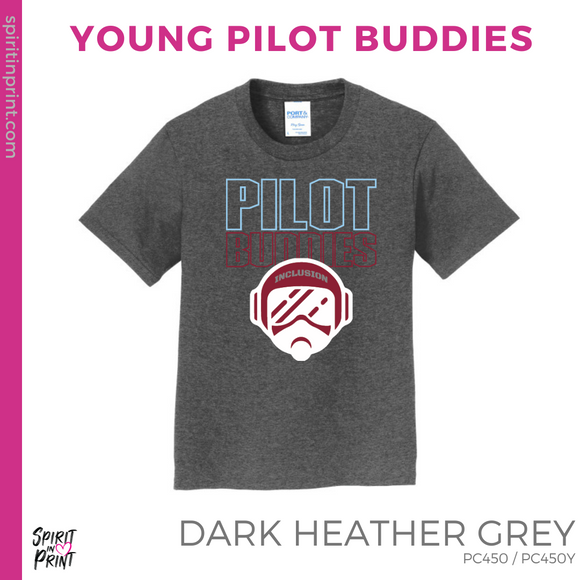 Basic Tee - Dark Grey (Young Pilot Buddies #143910)