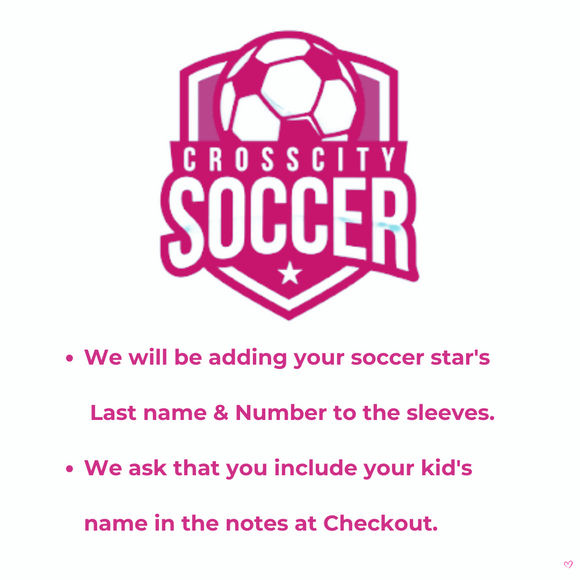 Soccer Shirt Names - Cross City Athletics