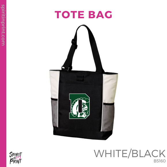 Dinuba Trojan Cheer Logo Tote Bag