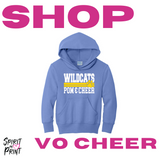 Hoodie - Columbia Blue (Valley Oak Cheer)