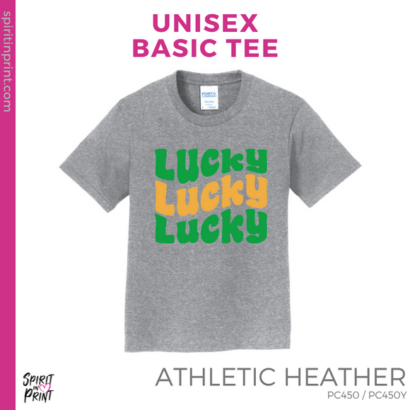 Basic Tee - Athletic Heather (Triple Lucky)