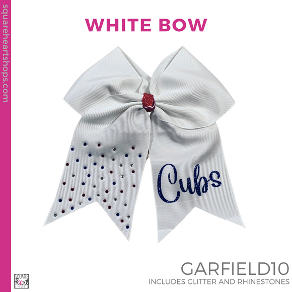 White Bow- Garfield 10
