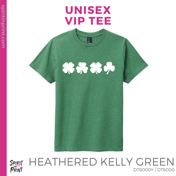 Unisex VIP Tee - Heathered Kelly Green (Shamrock Row)