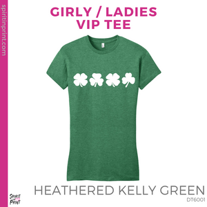 Ladies VIP Tee - Heathered Kelly Green (Shamrock Row)