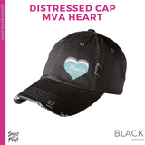 District Distressed Cap- Black