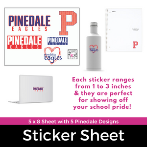 Pinedale Sticker Sheet