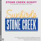 Crewneck Sweatshirt - Athletic Grey (Stone Creek Script #143606)