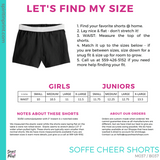 Young Pep & Cheer Camp Shorts