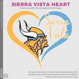 Basic Tee - White (Sierra Vista Heart #143456)